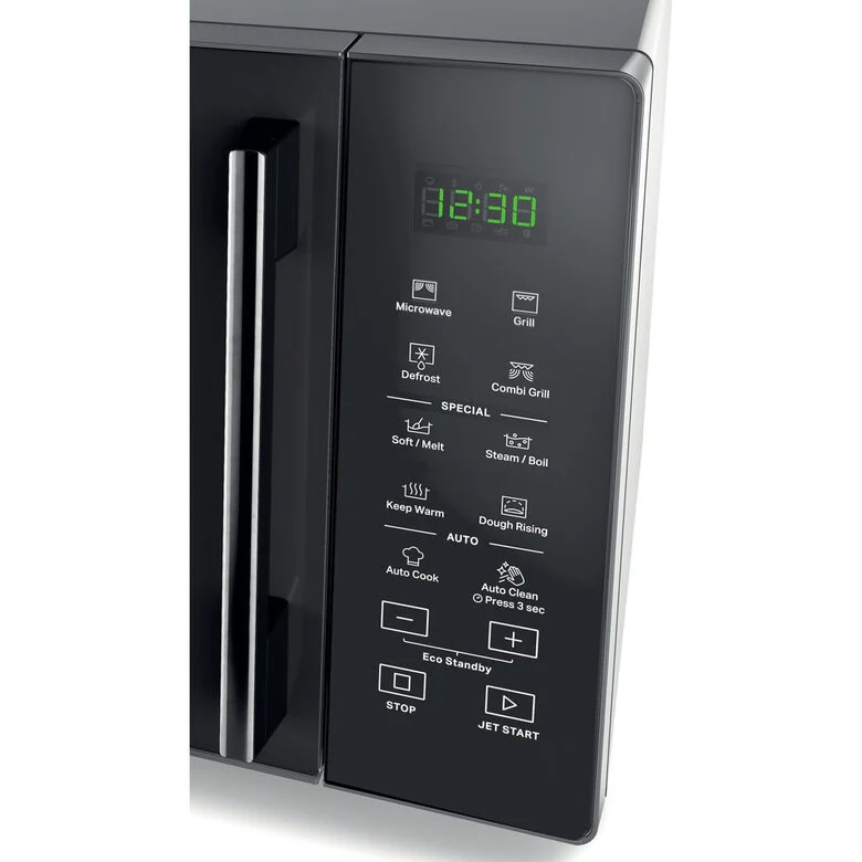 Whirlpool MWP 254 SM Superficie piana Microonde combinato 25 L 900 W Nero, Specchio