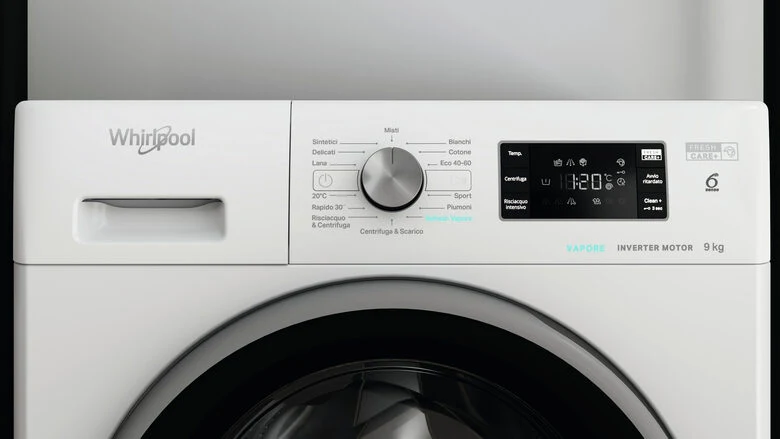 Whirlpool FFB R8529 BSV IT lavatrice Caricamento frontale 9 kg 1200 Giri/min B Bianco