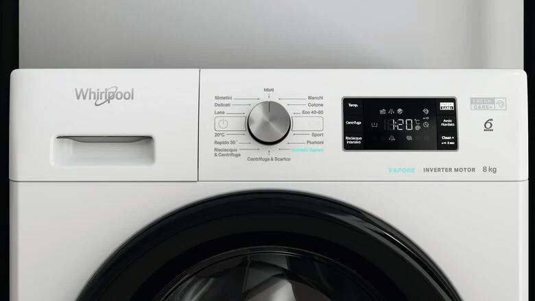 Whirlpool FFB R8528 BV IT lavatrice Caricamento frontale 8 kg 1200 Giri/min B Bianco