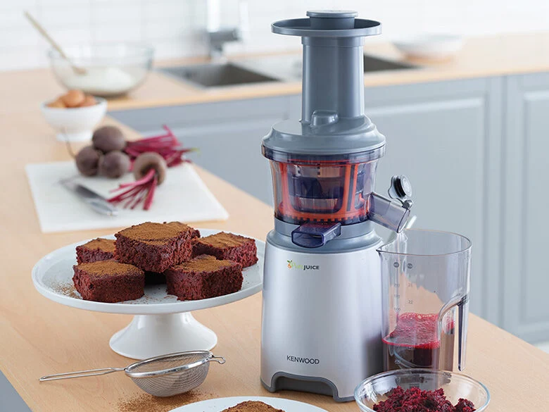 Kenwood PureJuice JMP601SI Estrattore di succo 150 W Grigio, Traslucido, Bianco