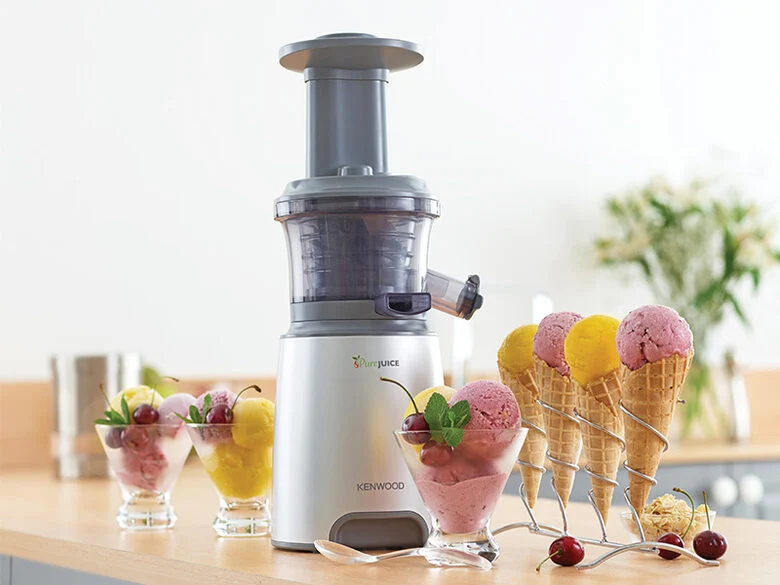 Kenwood PureJuice JMP601SI Estrattore di succo 150 W Grigio, Traslucido, Bianco