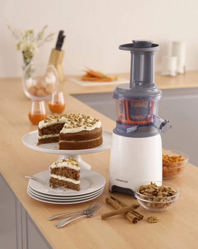 Kenwood PureJuice JMP600WH Estrattore di succo 150 W Grigio, Traslucido, Bianco