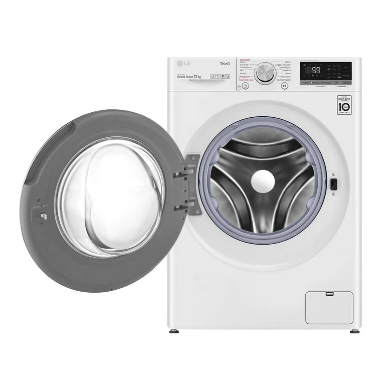 LG F4WV512S0E Lavatrice Intelligente AIDD 12kg Vapore TurboWash 1400 Giri/min Carica frontale Classe B