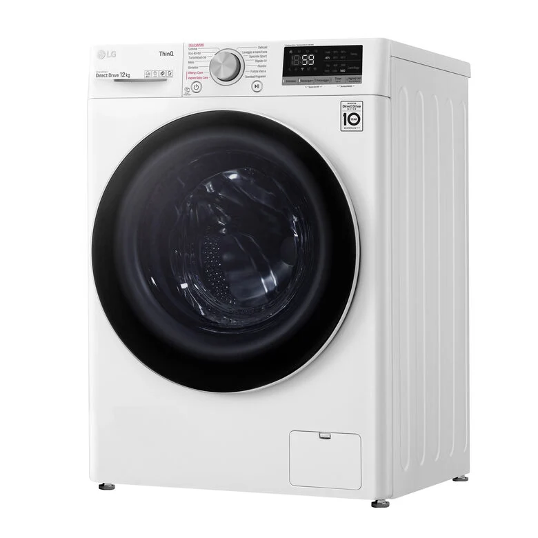 LG F4WV512S0E Lavatrice Intelligente AIDD 12kg Vapore TurboWash 1400 Giri/min Carica frontale Classe B