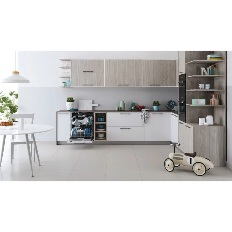 Indesit DIO 3C24 AC E Lavastoviglie a Incasso Scomparsa Totale 14 coperti