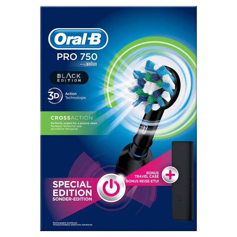 Oral-B PRO Spazzolino Elettrico 750 Nero