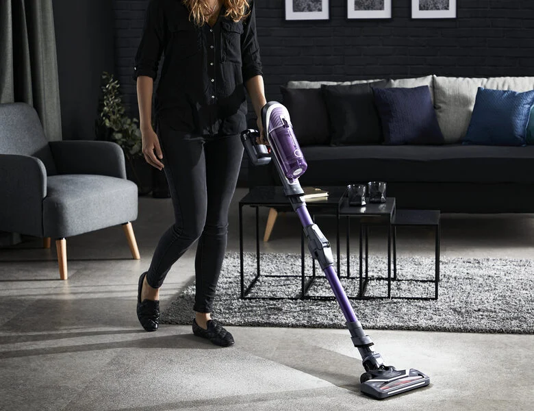 Rowenta X-Force RH9639 XFORCE FLEX 8.60 Allergy, Scopa Ricaricabile, Aspirapolvere con Tubo Flessibile per raggiungere ogni punto, Aspira fino a 35 minuti, Batteria Removibile, Kit Allergy