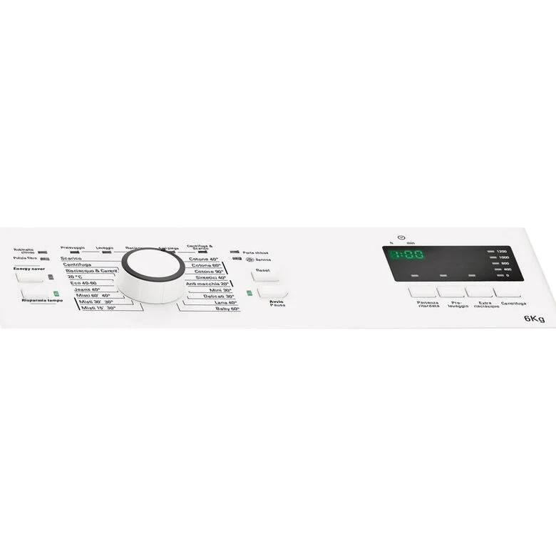 Hotpoint WMTF 623U IT/N lavatrice Caricamento dall'alto 6 kg 1200 Giri/min D Bianco