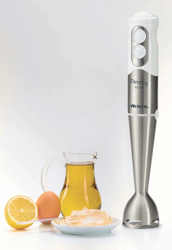 Ariete Pimmy 0,5 L Frullatore ad immersione 500 W Acciaio inossidabile, Bianco