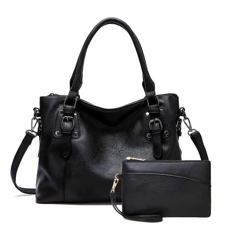 Structured Tote and Crossbody Bag