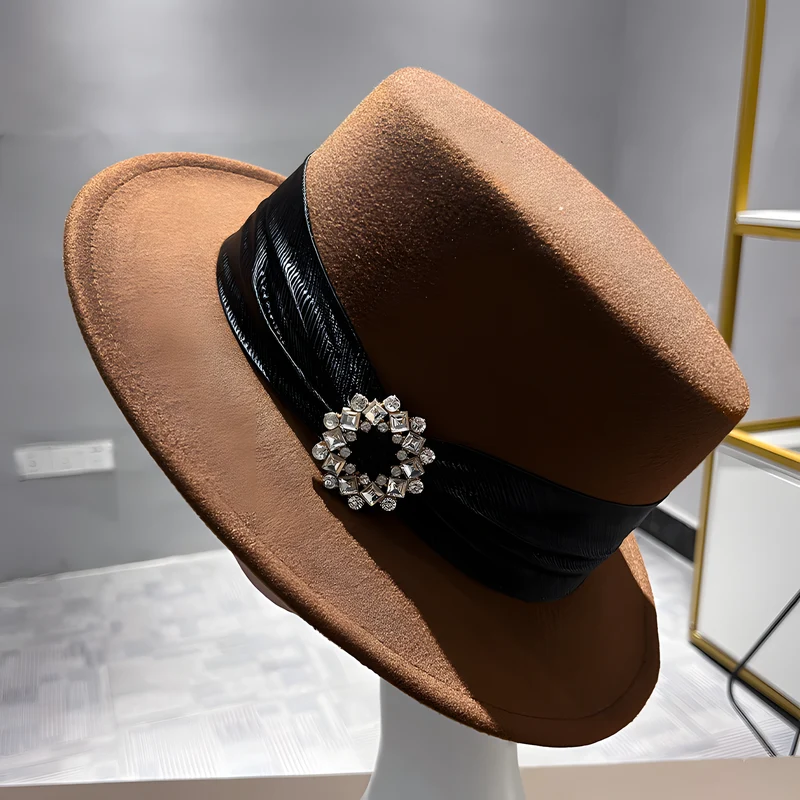 Wool Flat-Top Hat