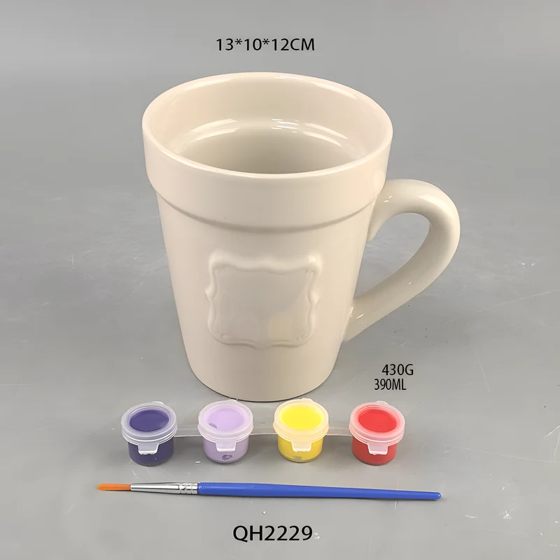 DIY Ceramic Mug and Dish Set