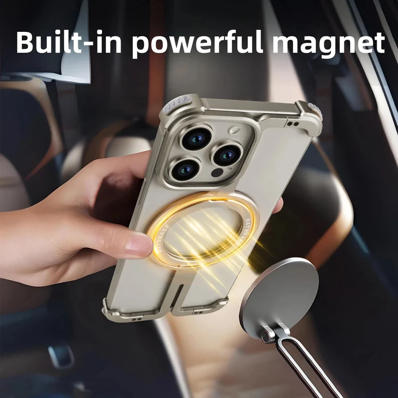 Metal Rotating Phone Case