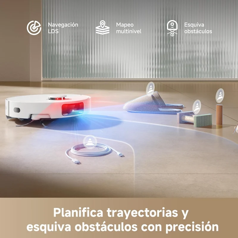 Dreame – D20 Pro Plus robot aspirador blanco