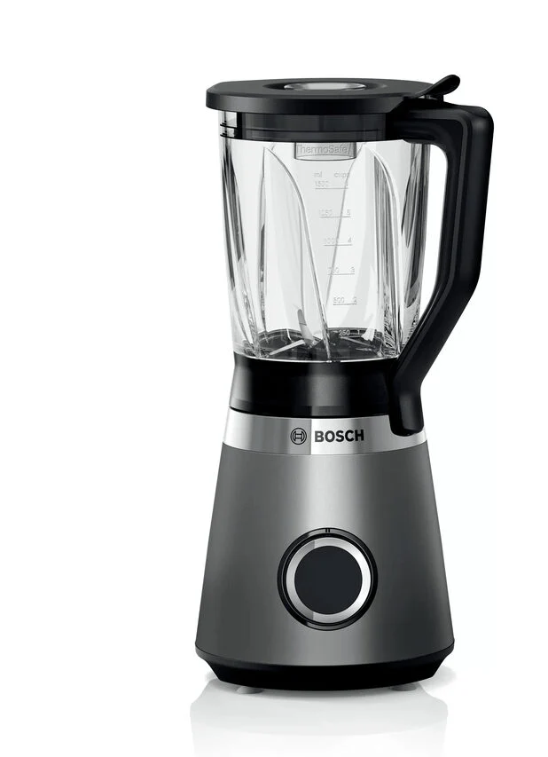 Bosch MMB6172S frullatore Frullatore da tavolo 1200 W Nero, Stainless steel
