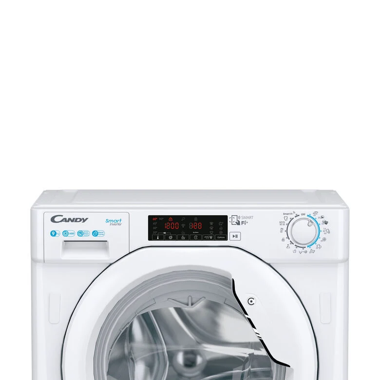 Candy Smart Inverter CBWO 49TWME-S Lavatrice a Incasso Caricamento frontale 9 kg 1400 Giri/min Bianco