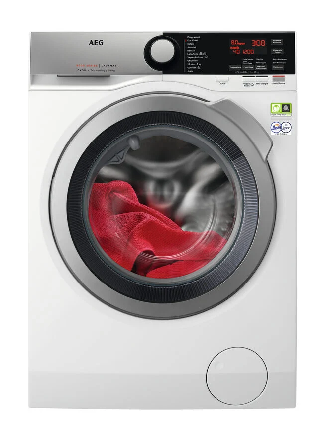 AEG L8FEE84SX lavatrice Caricamento frontale 8 kg 1551 Giri/min A Bianco