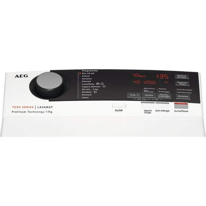 AEG L7TBE734 lavatrice Caricamento dall'alto 7 kg 1151 Giri/min C Bianco