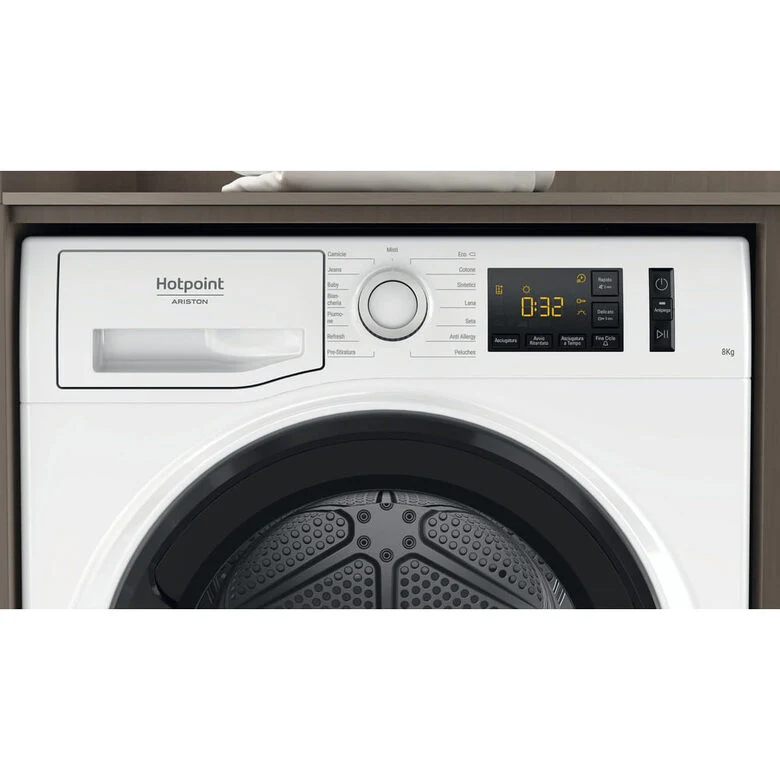 Hotpoint NT M11 82K IT asciugatrice Libera installazione Caricamento frontale 8 kg A++ Bianco