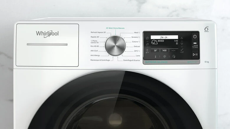 Whirlpool W7X 89 SILENCE IT lavatrice Caricamento frontale 8 kg 1400 Giri/min Bianco