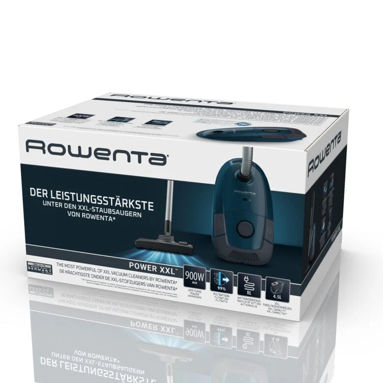 Rowenta Power XXL RO3126EA aspirapolvere a traino 4,5 L Secco 900 W Sacchetto per la polvere