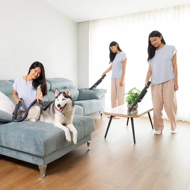 Cecotec Conga Rockstar Micro+ Animal aspirapolvere senza filo Grigio Senza sacchetto