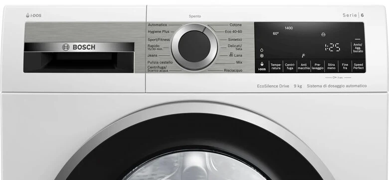 Bosch Serie 6 WGG244A0IT lavatrice Caricamento frontale 9 kg 1351 Giri/min A Bianco