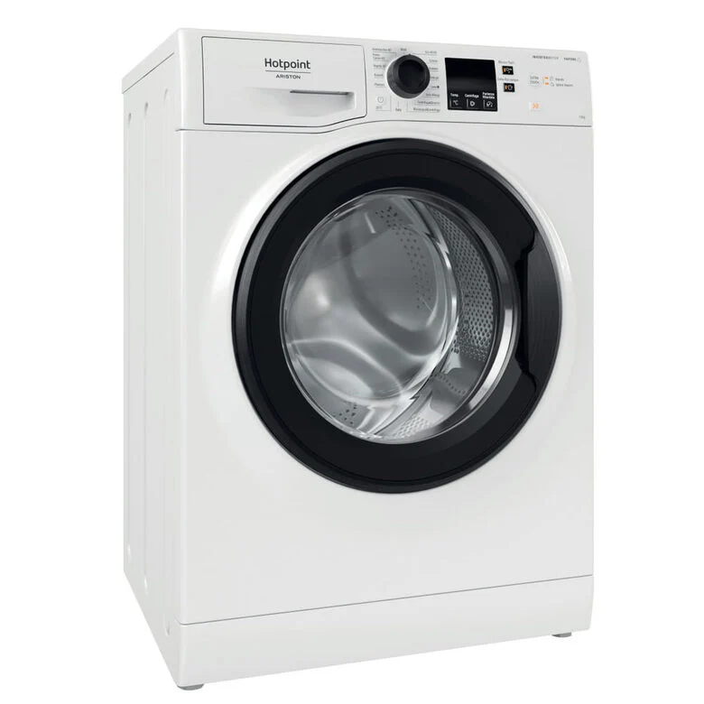 Hotpoint Ariston NF1046WKIT Lavatrice A Libera Installazione 10 Kg, 1400 Giri, Steam Hygiene, Anti Allergy, Antimacchia, Classe A, Bianco