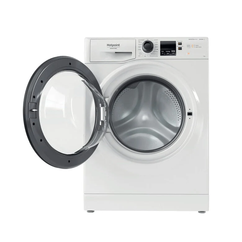 Hotpoint Ariston NF1046WKIT Lavatrice A Libera Installazione 10 Kg, 1400 Giri, Steam Hygiene, Anti Allergy, Antimacchia, Classe A, Bianco