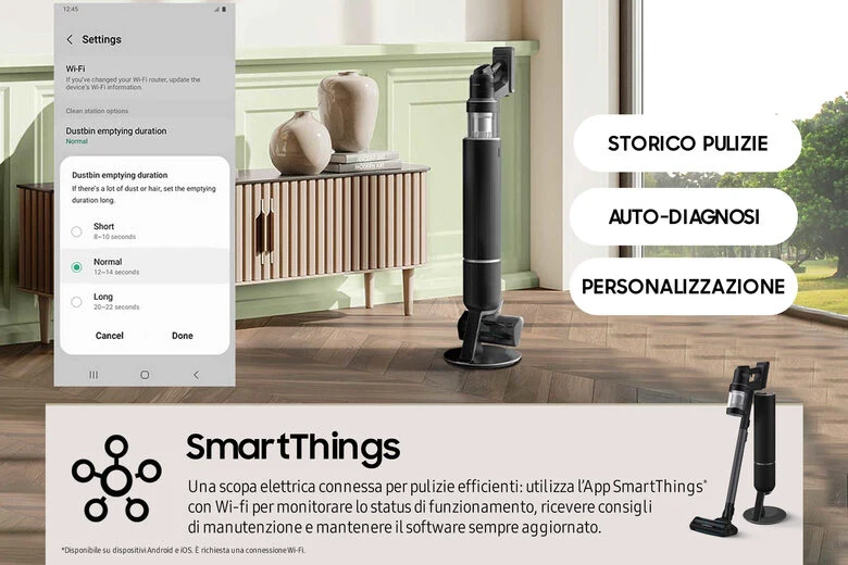 Samsung Aspirapolvere senza filo BESPOKE Jet™ AI complete extra 280W VS28C9784QK