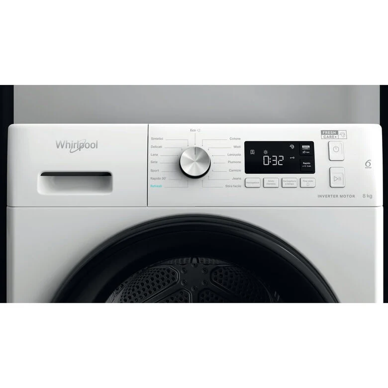 Whirlpool FFTN M11 8X3B IT asciugatrice Libera installazione Caricamento frontale 8 kg A+++ Bianco
