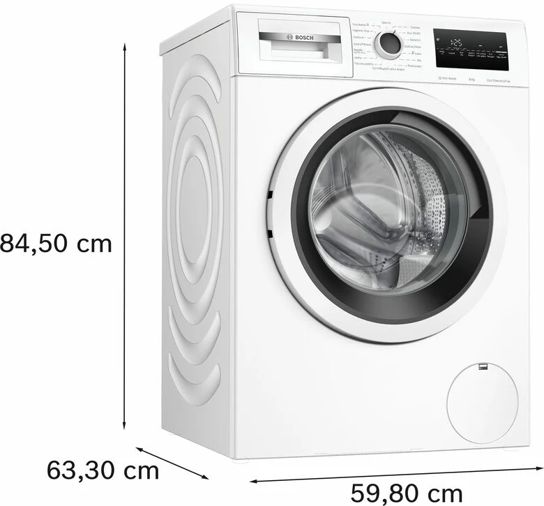 Bosch Serie 4 WAN24208II Lavatrice a carica frontale 8kg 1200g/min Bianco Classe A