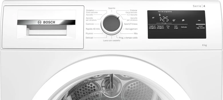 Bosch Serie 4 Asciugatrice a pompa di calore , 8 kg, Cl. A++, con filtro EasyClean