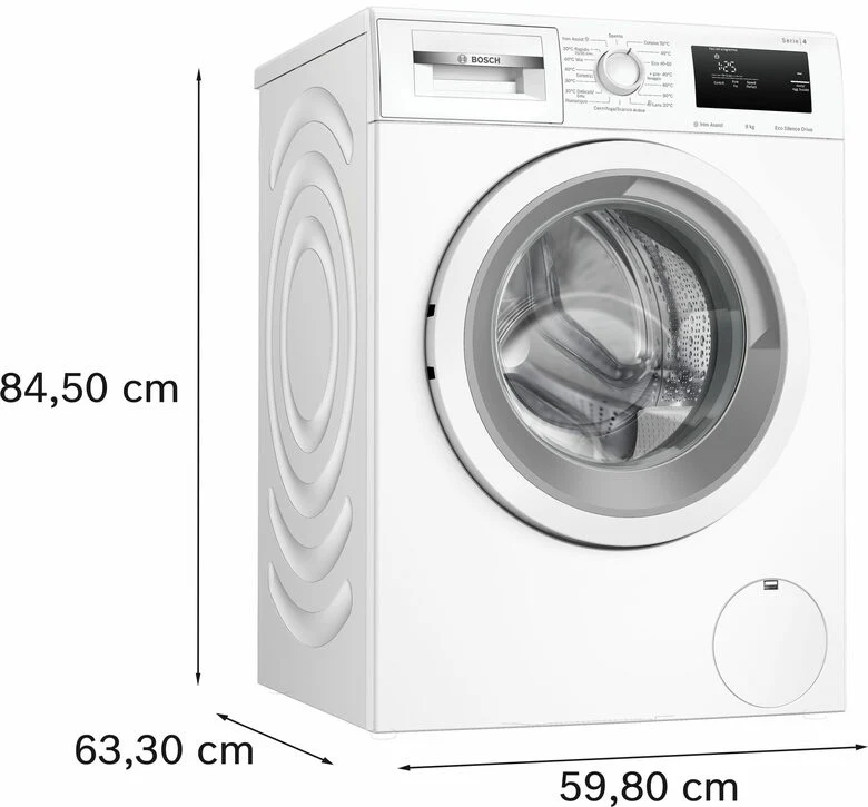 Bosch Serie 4 WAN24009II lavatrice Caricamento frontale 9 kg 1200 Giri/min A Bianco