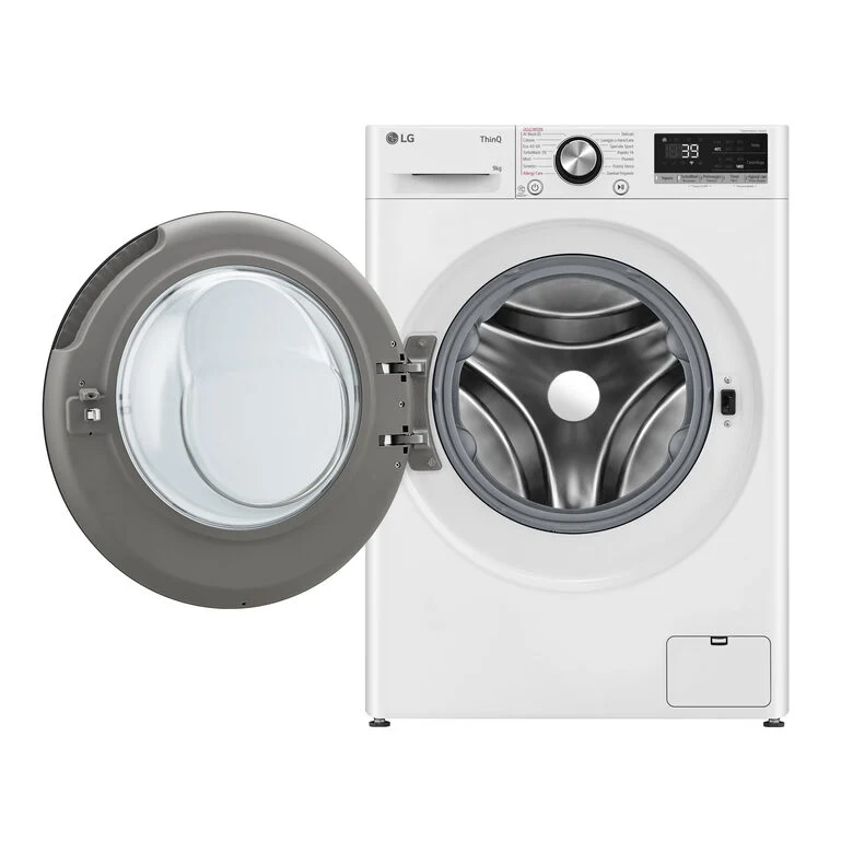 LG F4R7009TSWB Lavatrice 9kg AI DD, Classe A-10%, 1400 giri, TurboWash, Vapore