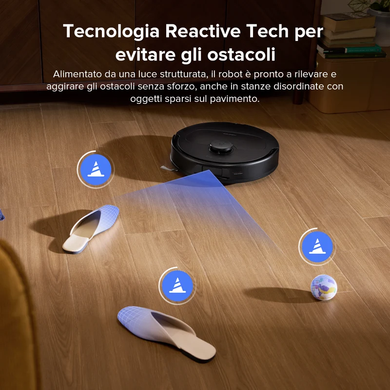 Roborock QV 35S Set Robot aspirapolvere con stazione multifunzionale