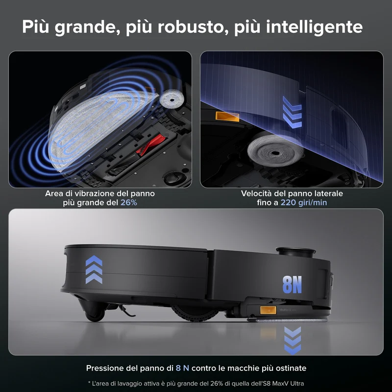 Roborock Saros 10 robot aspirapolvere con doppio sistema anti-groviglio – Upgrade del S8 MaxV Ultra