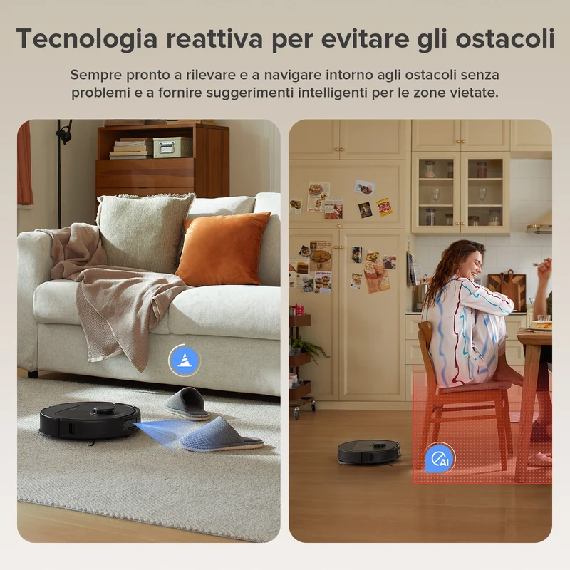 Roborock-QV 35A Robot Aspirapolvere – Upgrade del Qrevo S