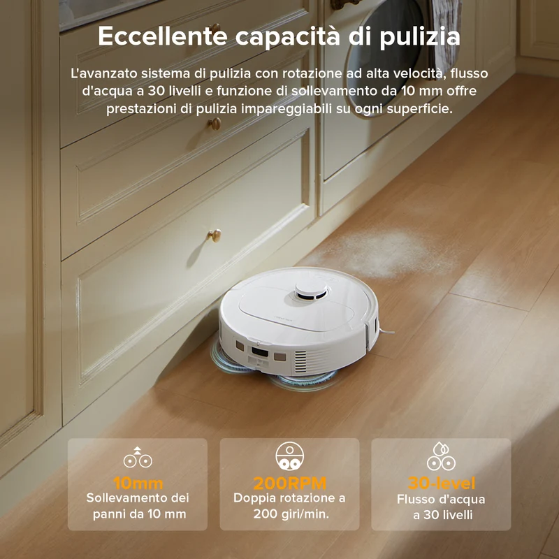 Roborock-QV 35A Robot Aspirapolvere – Upgrade del Qrevo S