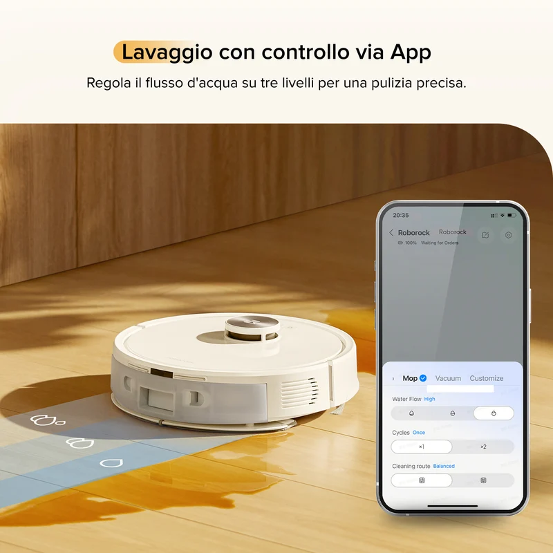 Roborock-Q7 M5 Set Robot aspirapolvere e lavapavimenti – Upgrade del Q7 Max
