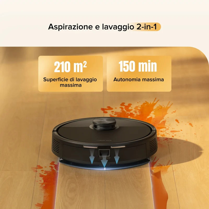 Roborock-Q7 M5 Set Robot aspirapolvere e lavapavimenti – Upgrade del Q7 Max