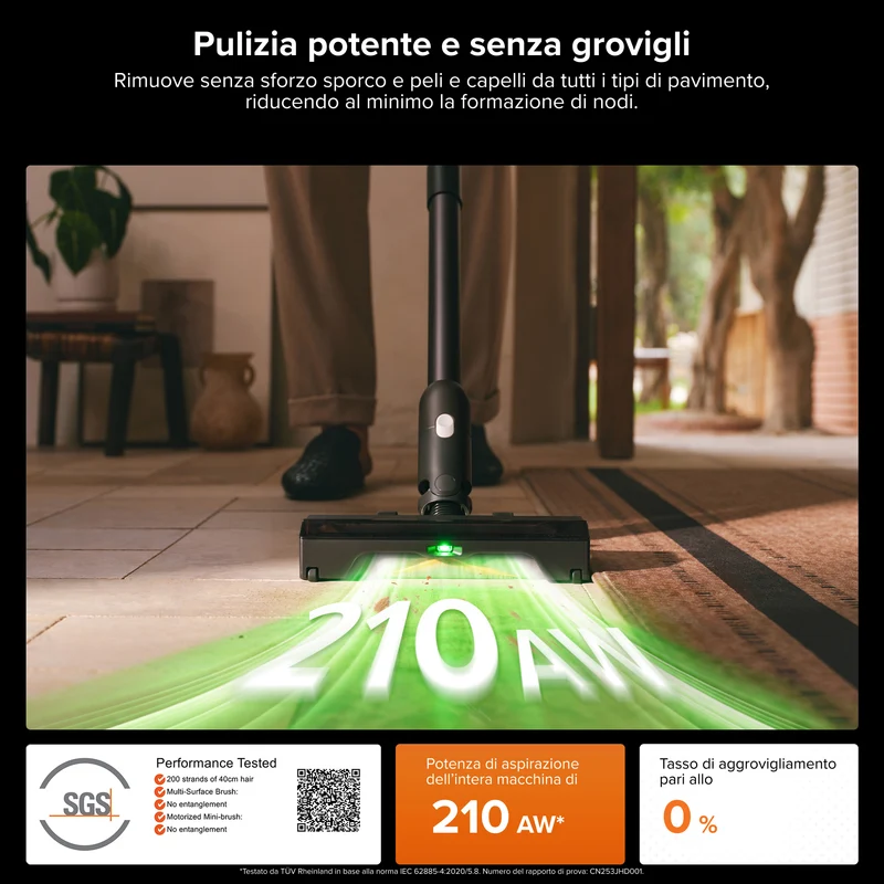 Roborock H60 Hub Ultra Aspirapolvere senza fili