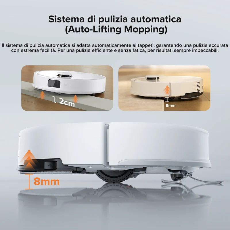 Roborock Q10 X5 robot aspirapolvere e lavapavimenti