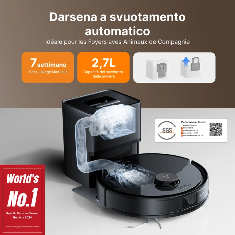 Roborock Q10 X5+ Robot Aspirapolvere