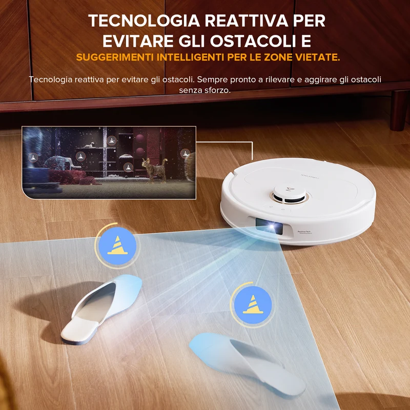 Roborock Qrevo S5V Robot Aspirapolvere con stazione multifunzionale