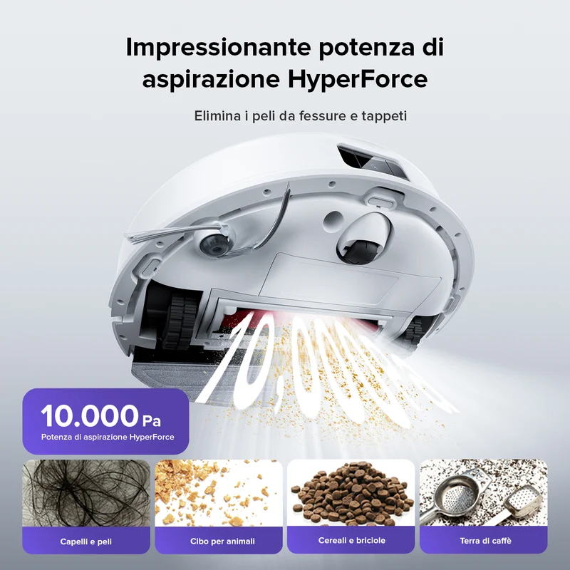 Roborock Q10 S5 Set Robot per aspirazione e lavaggio