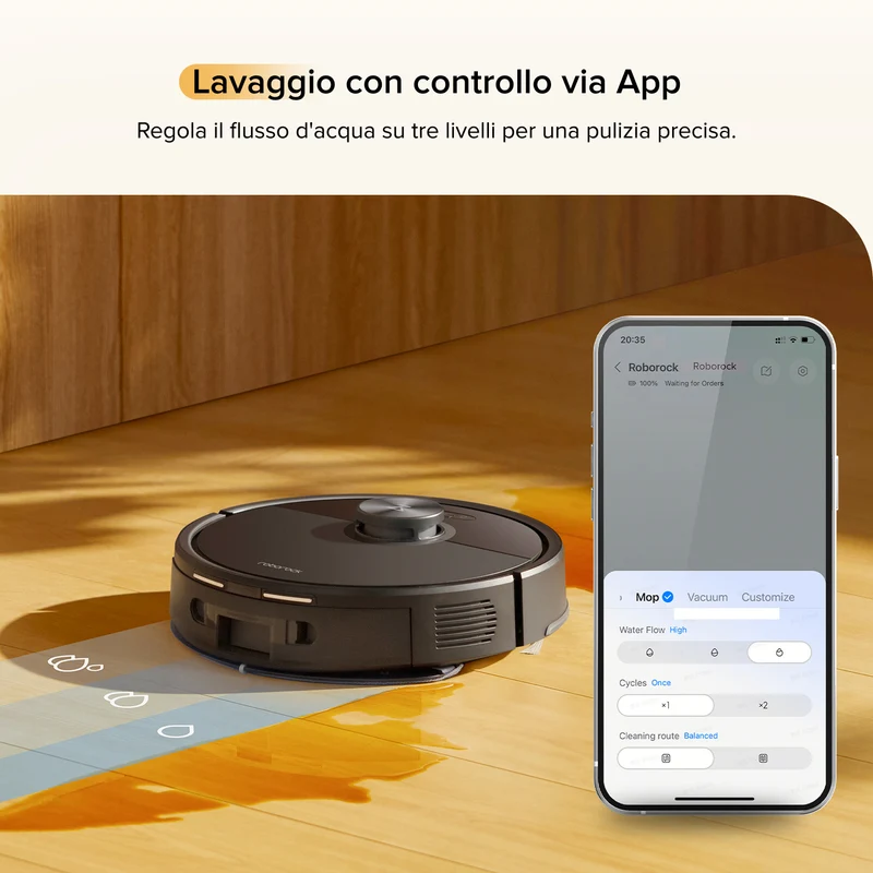 Roborock Q7 M5 Robot aspirapolvere e lavapavimenti – Upgrade del Q7 Max