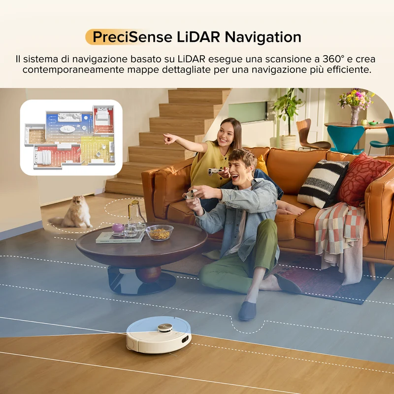Roborock Q7 M5 Robot aspirapolvere e lavapavimenti – Upgrade del Q7 Max