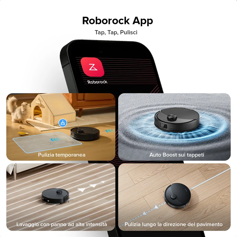 Roborock Q10 S5 Robot per aspirazione e lavaggio