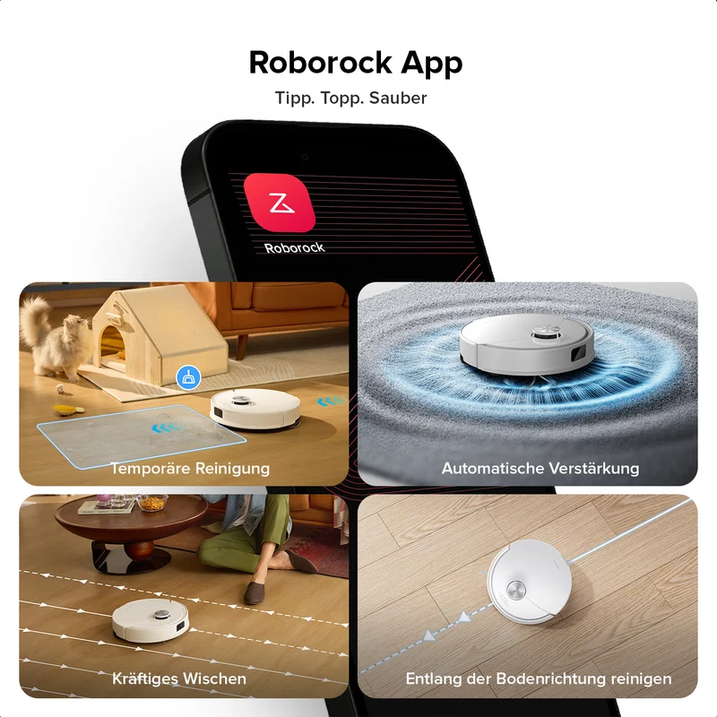 Roborock Q10 S5 Robot per aspirazione e lavaggio